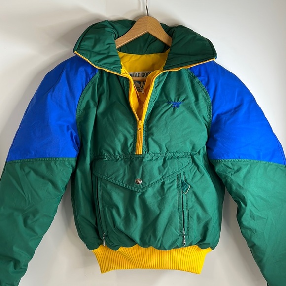 Green and Blue Ski Jacket - Picture 1 of 9